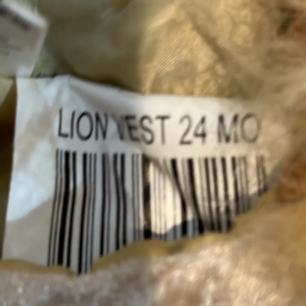 Lion Vest 24 months